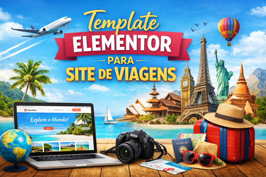 Modelo de site de viagens 100% editavel