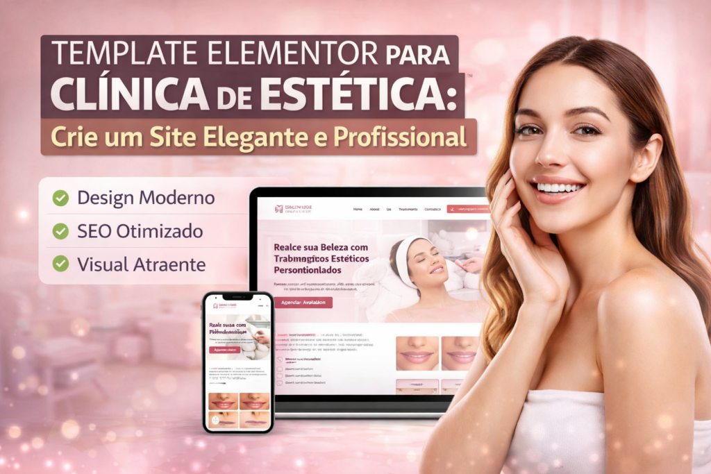 Template Elementor para Clínica de Estética