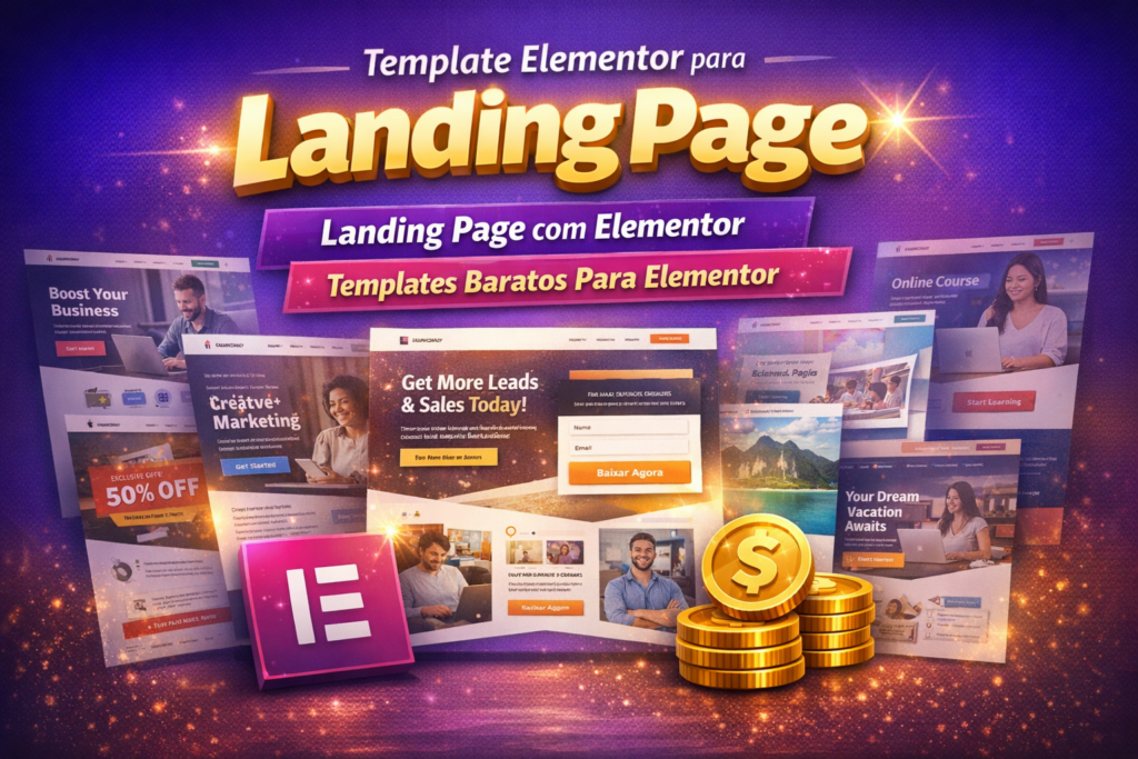 Template Elementor para Landing Page | Landing Page com Elementor